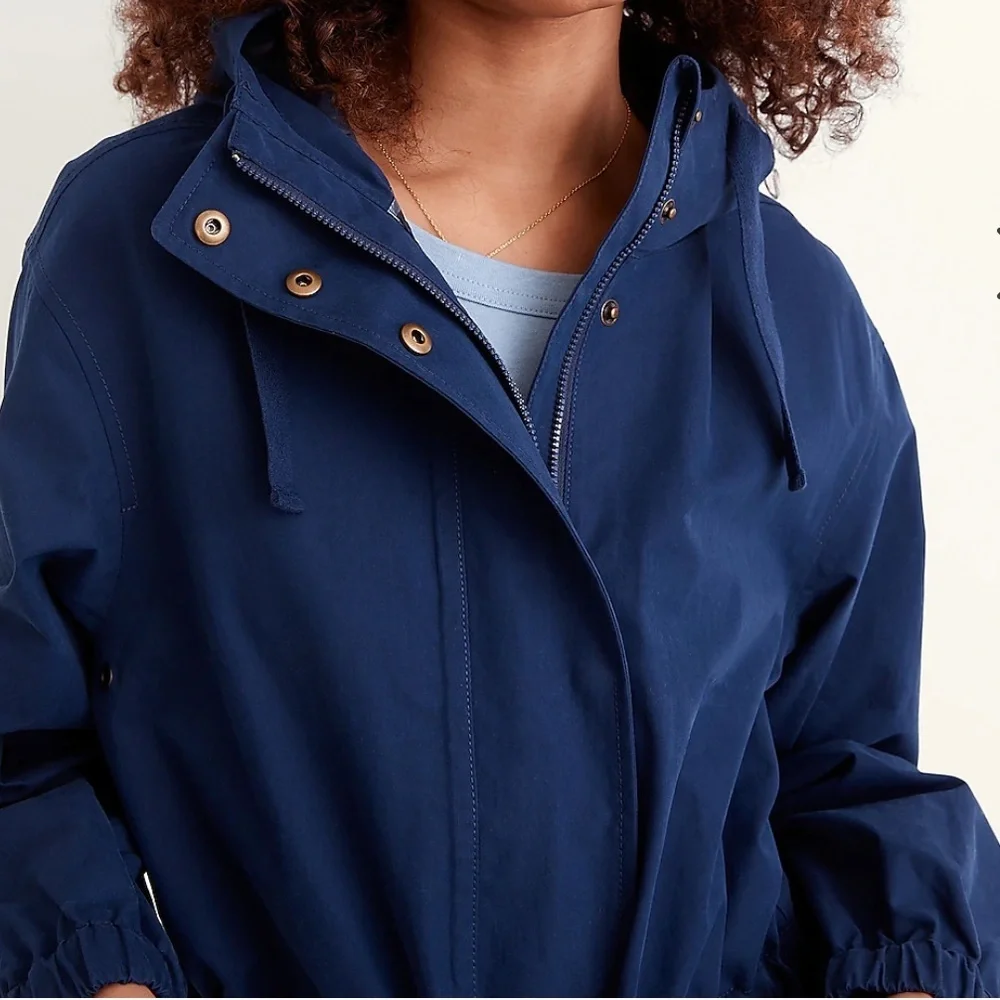 NWOT Madewell Waterproof Raincloud
Raincoat Navy Size S - Picture 5 of 16